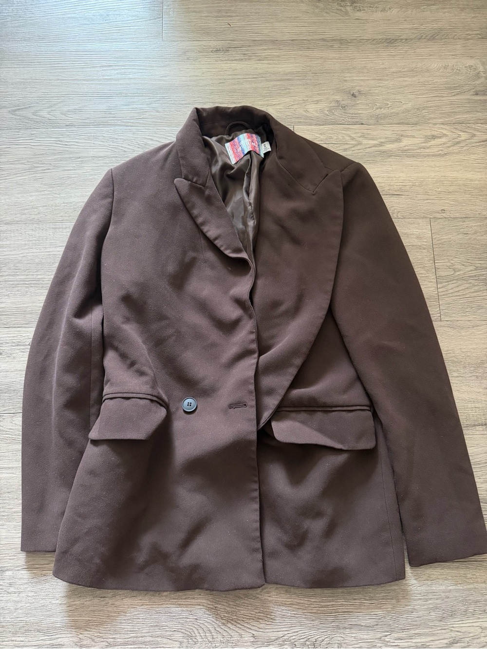 Urban Outfitters Brown Single-Button Blazer